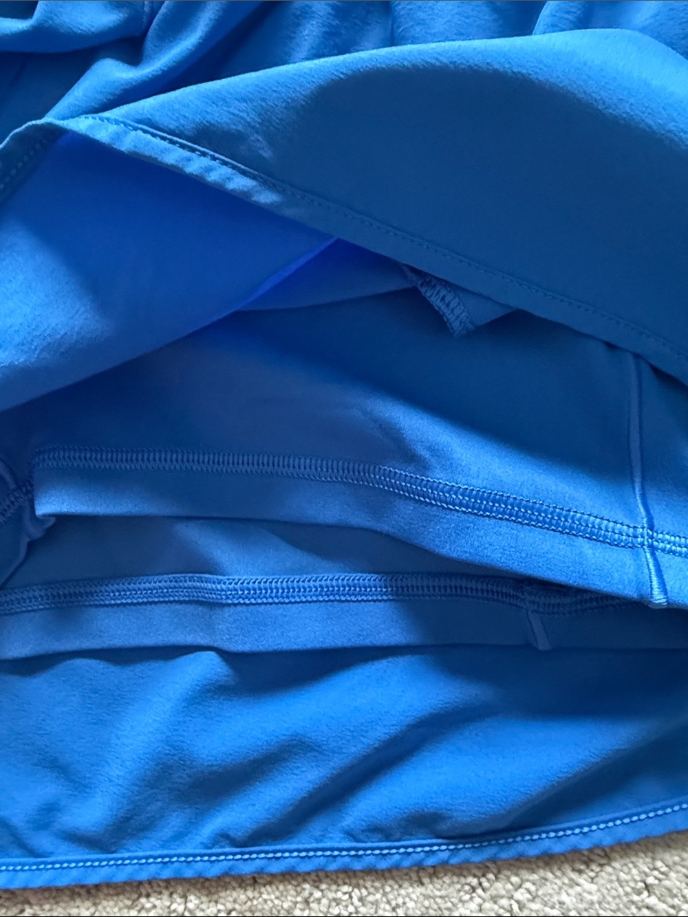 Aerie Offline Hot Stuff Low Rise Blue shorts - size large - Picture 4 of 5